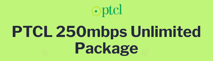 PTCL 250mbps Unlimited Package