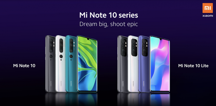 Xiaomi officially introduced the smartphone Mi Note 10 Lite