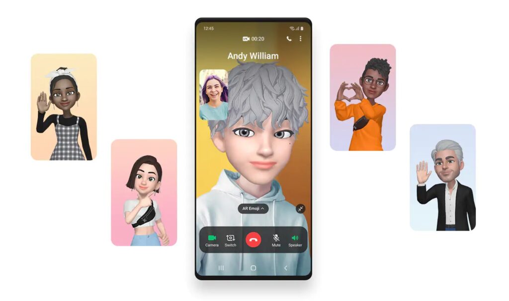 Samsung One UI 3.0 Full-screen Video Calls