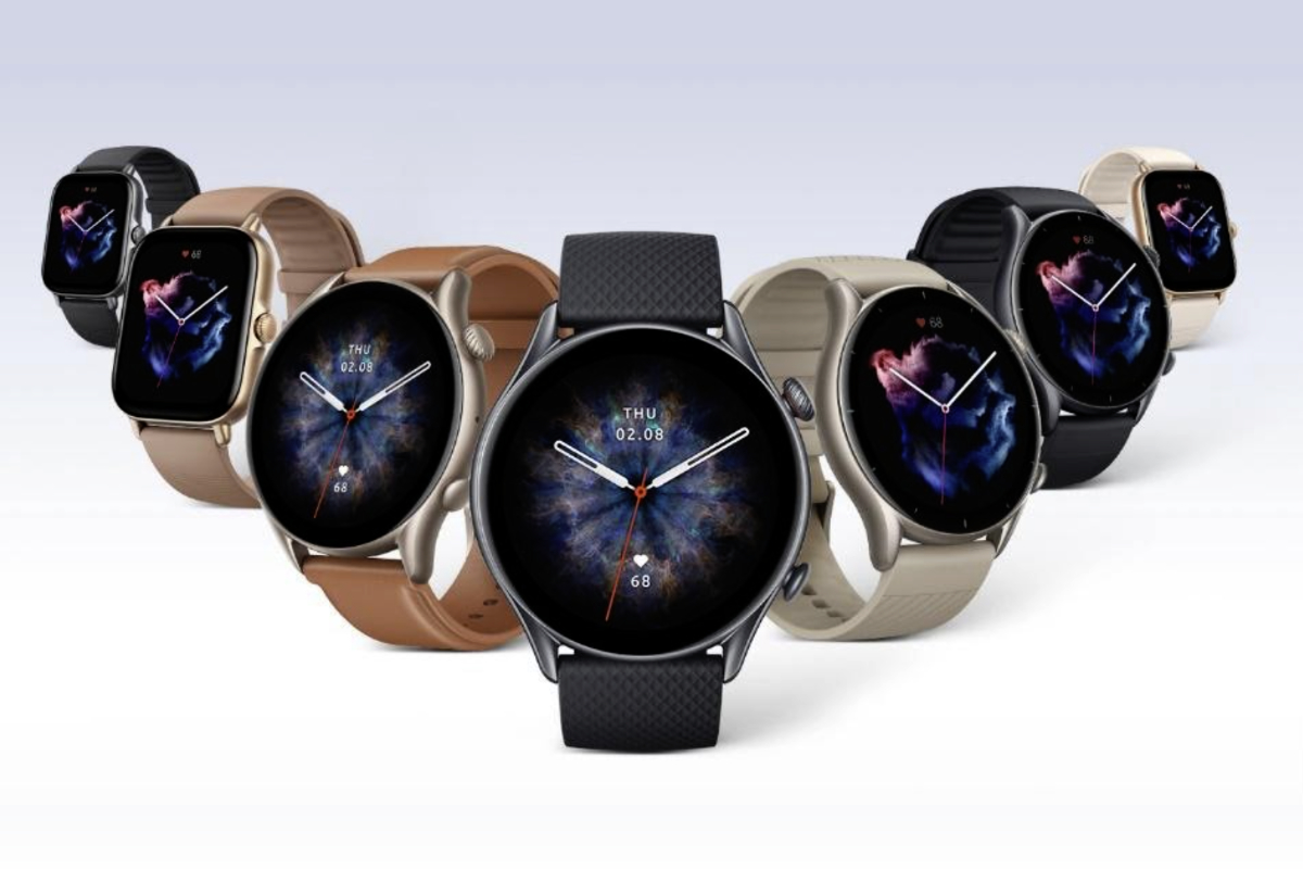 Amazfit GTR 3 Pro, GTR 3 and GTS 3 smartwatches